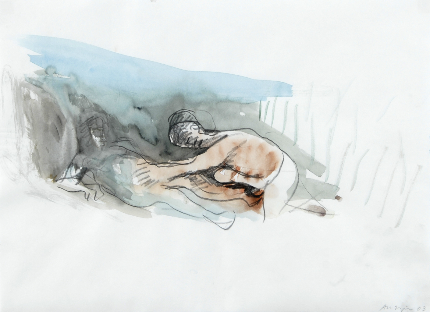 Siegfried Anzinger, Untitled