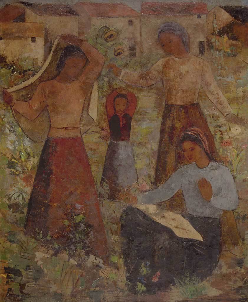 Margherita Osswald-Toppi, Mädchen auf dem Land