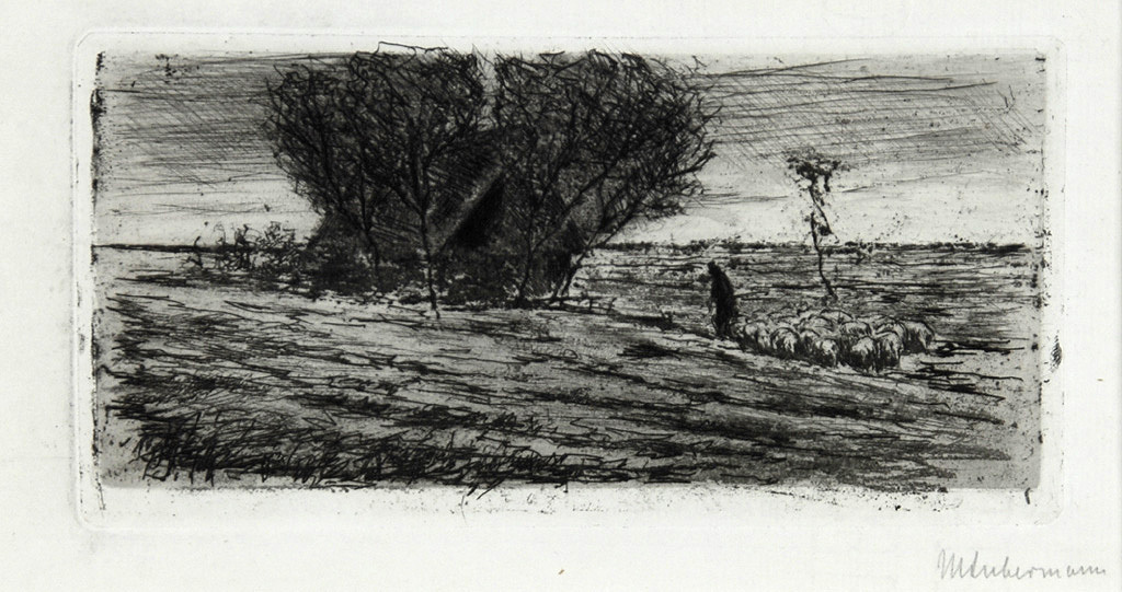Max Liebermann, Heimkehrende Schafherde