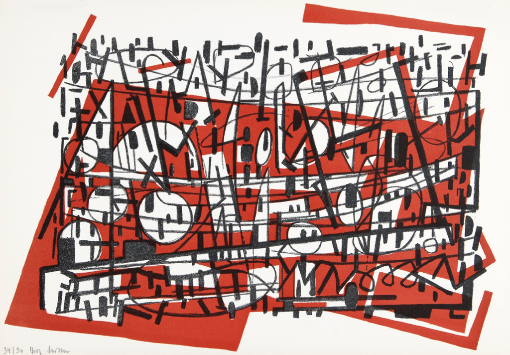 Grafik, 8 Blätter: P. Dorazio; W. Bodmer; T. Eble; M. Kämpf; W. Moeschlin; R. Vieillard; usw.