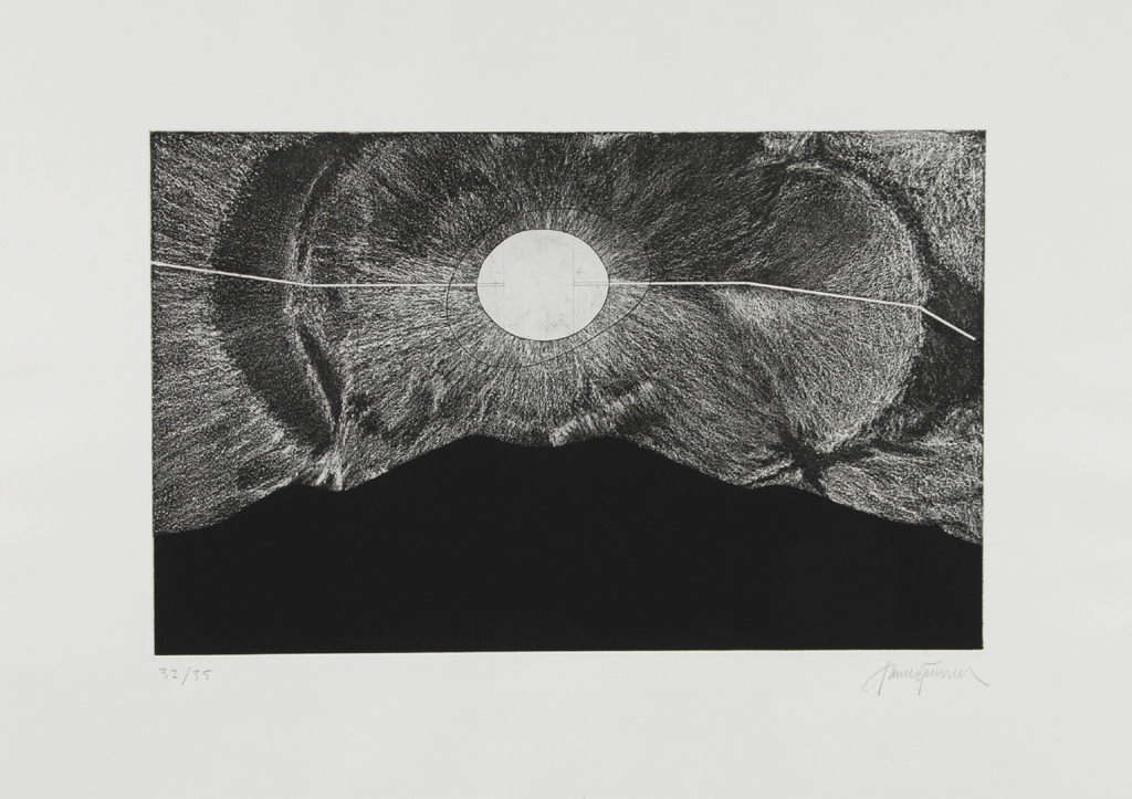 James Turrell, Crater Bowl - Cross Section, aus "Mapping Spaces"