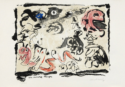 Une minorité ethnique, 1964, aus "Documenta Geigy, Das Unbehagen in der Kunst"