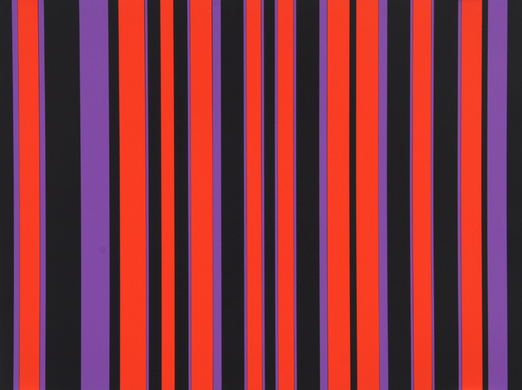 Günther Fruhtrunk, Hommage à Duccio, 1970,  aus "Graphikmappe des Schweizerischen Kunstvereins"