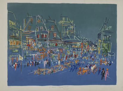 Place Pigalle - La Nuit