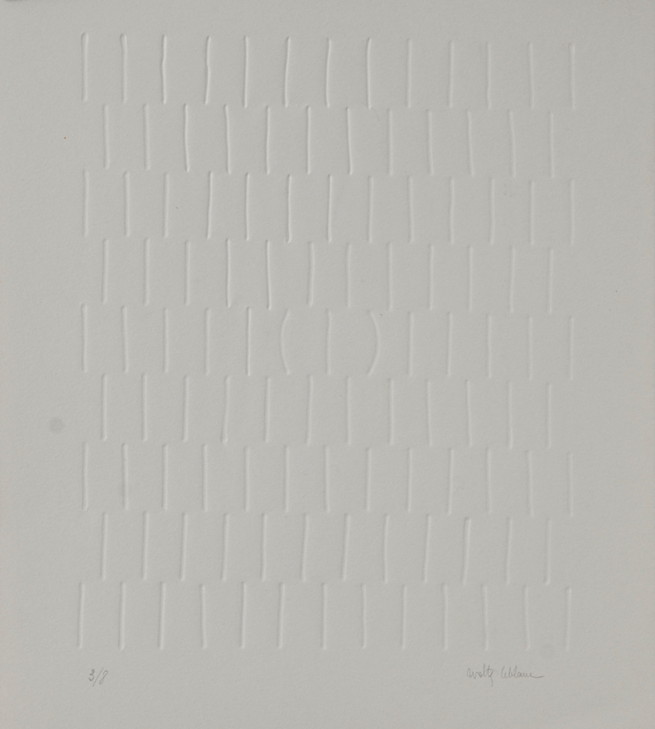 Walter Leblanc, 3 sheets: Untitled