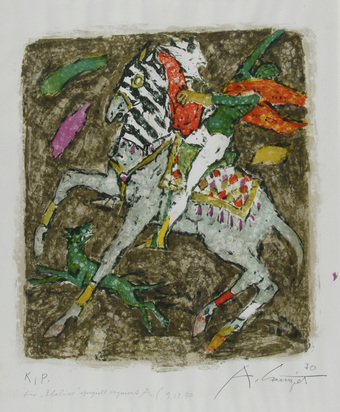 Berittener Falkner