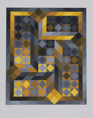 Ohne Titel, 1970, aus "Graphikmappe des Schweizerischen Kunstvereins"