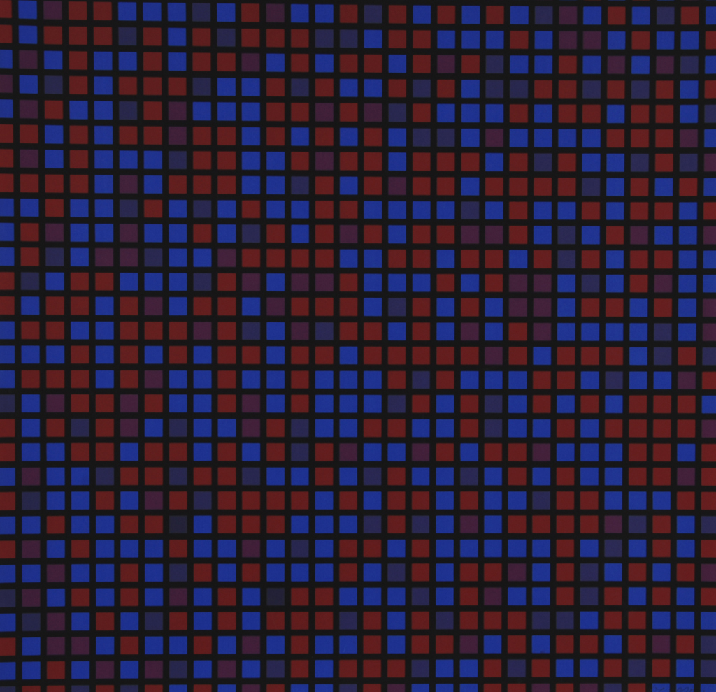 François Morellet, 2 sheets from "9 x 5 konkret"