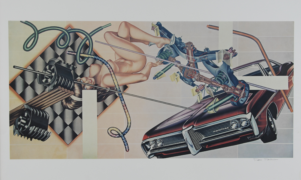 Peter Phillips, 3 Blätter: Ohne Titel, 1971 (2); Ohne Titel