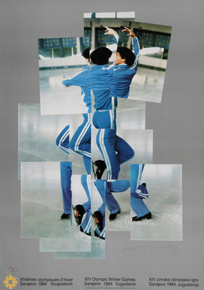 Poster. XIV Olympic Winter Games, Sarajevo 1984 Yugoslavia