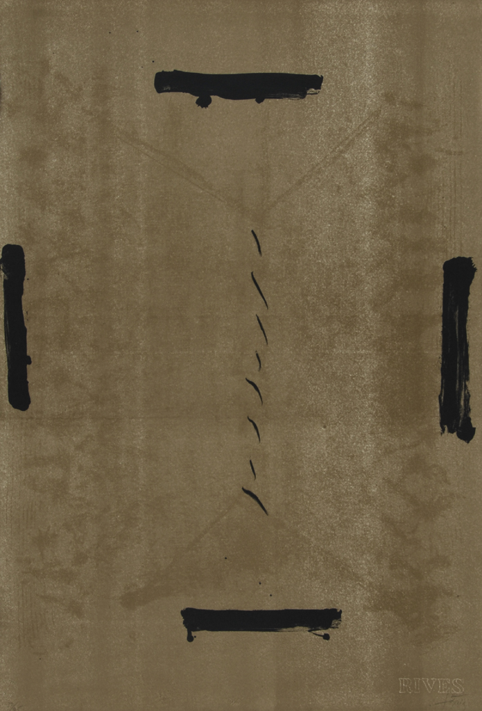 Antoni Tàpies, Quatre traces noires