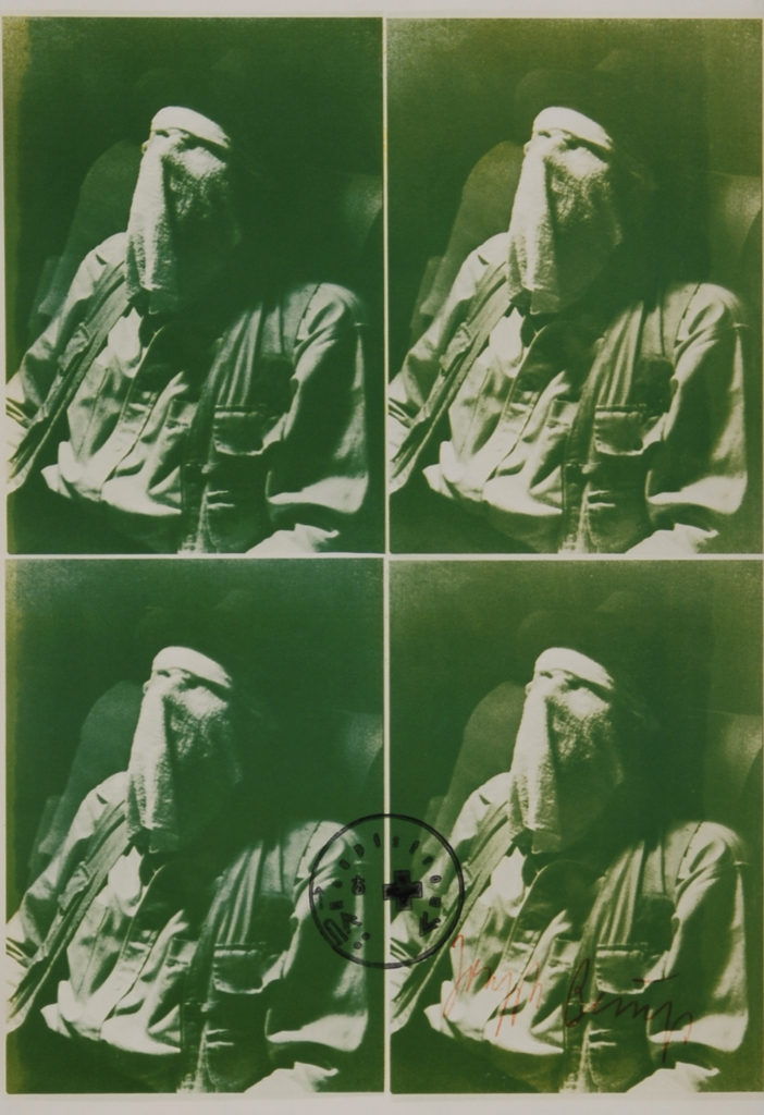 Joseph Beuys, 2 sheets: Auf dem Flug nach Amerika, 1974; Dollarnoten, 1978