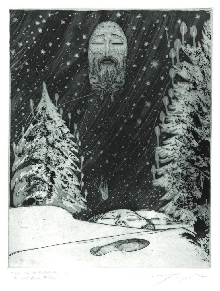 Ernst Fuchs, Die verlorene Spur