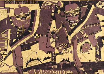 5 posters: Kunsthaus Basel, 1966; Ketterer München, 1966/67; Galerie Brockstedt, 1969; Laatzen Bilderbögen über die Trauer und die Hoffnung, 1969; Galerie Kornfeld, 1971