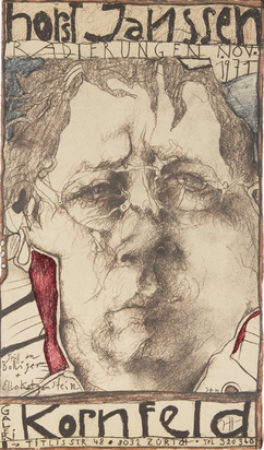 5 posters: Kunsthaus Basel, 1966; Ketterer München, 1966/67; Laatzen Bilderbögen über die Trauer und die Hoffnung, 1969 (2); Galerie Kornfeld, 1971