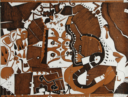 4 posters: Kunsthaus Basel, 1966; Laatzen Bilderbögen über die Trauer und Hoffnung, 1969 (2); Galerie Kornfeld, 1971