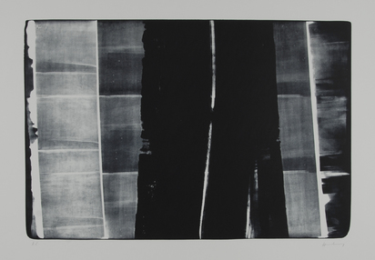 3 sheets: Untitled, 1974; Hommage à Anna-Eva Bergmann; Untitled