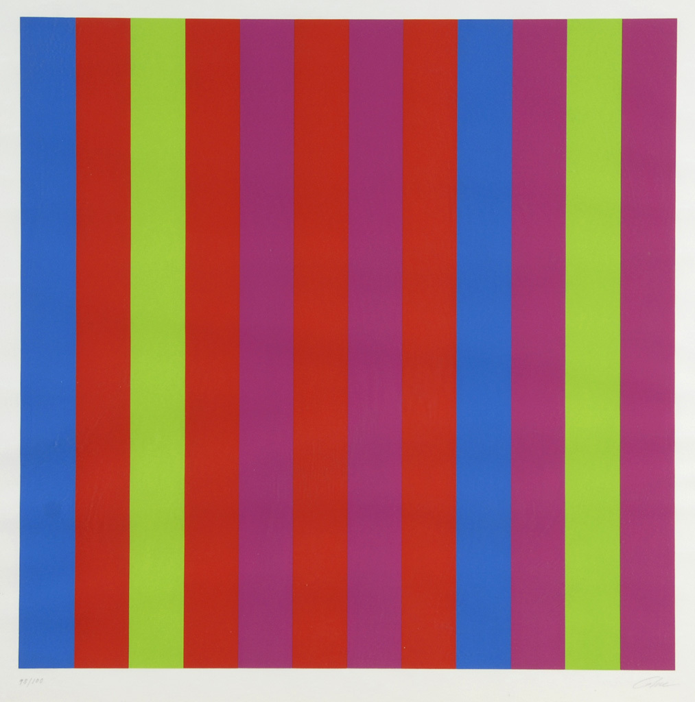 Richard Paul Lohse, 2x2 und 2x4 Farbgruppen, from "R.P. Lohse"