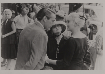 Marilyn Monroe am Set von "The Misfits"