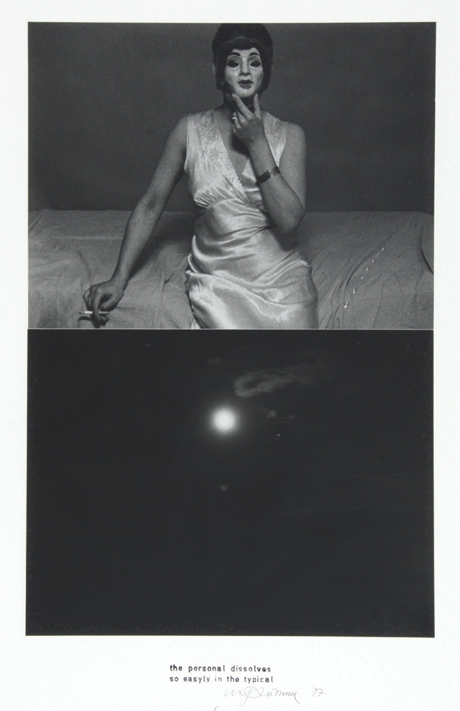 Urs Lüthi, Work 8, from the series "The personal dissolves so easily in the typical"