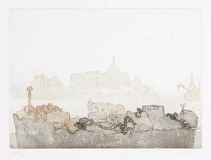Portfolio. Sechs Ansichten des Canale della Giudecca