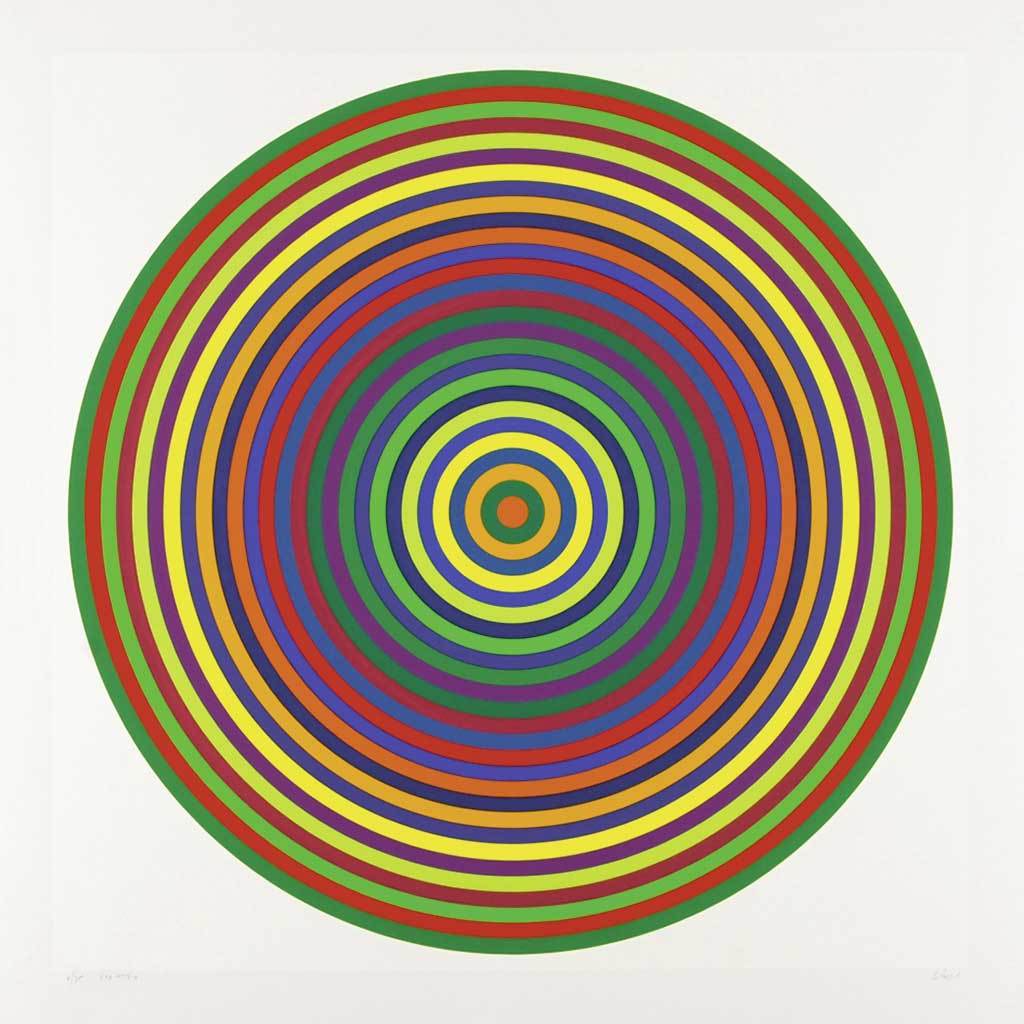 Julio Le Parc , Portfolio. Couleur No. 1