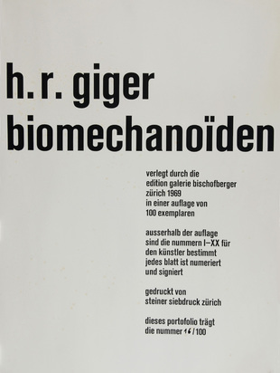 Portfolio. Biomechanoiden