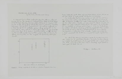 Folder. Bernar Venet