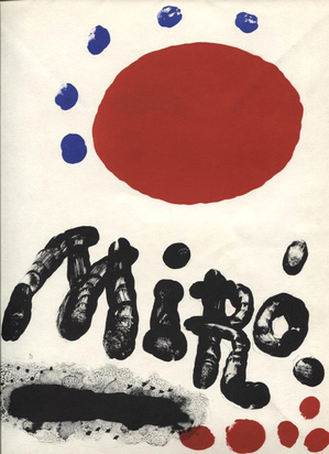 Booklet. James Johnson Sweeney. Miró, Recent Paintings