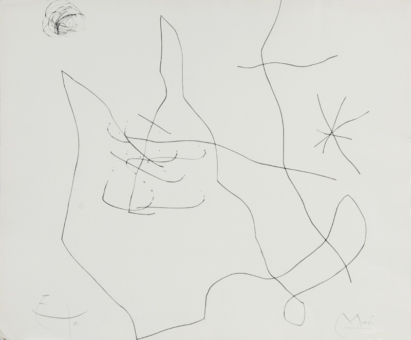 Joan Miró, Sheet from "Flux de L'Aimant"