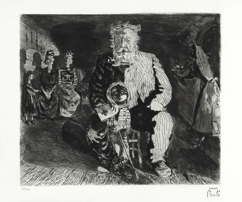 Grafik, 6 sheets: D. Prelog; P. Picasso; E. Zbinden; F. Pauli; R. Peter; E. Helmhof