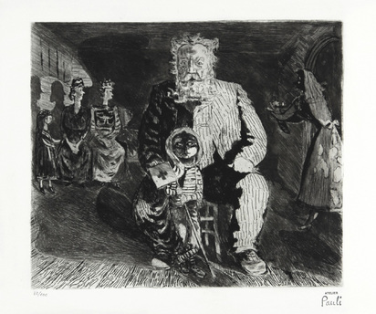 6 sheets: D. Prelog; P. Picasso; E. Zbinden; F. Pauli; R. Peter; E. Helmhof