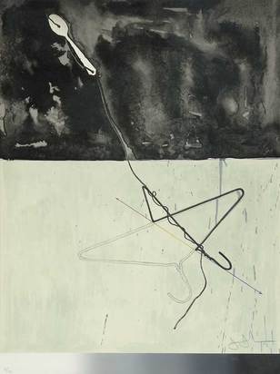 Coat hanger and spoon, aus "Fragment - According to what"