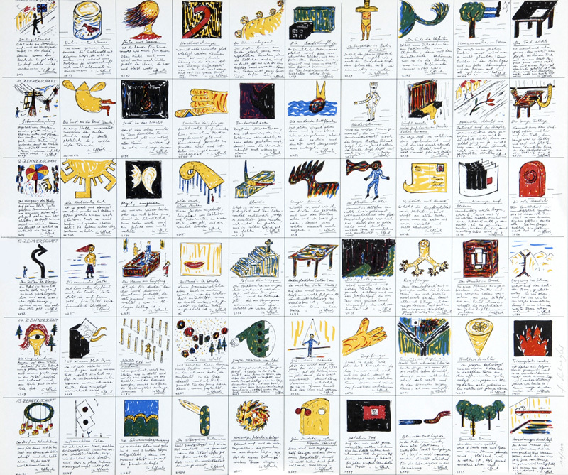 Grafik, 6 sheets: P. Emch; R. Winnewisser; F. Schwegler; N. Schöffer; A. Thomkins (2)