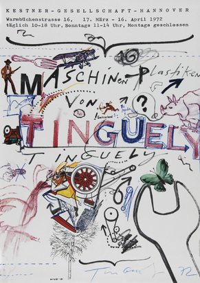 2 sheets: Poster. Kestner-Gesellschaft-Hannover, 1972; Das Geisterschiff, 1990