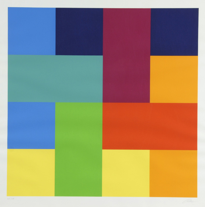 Richard Paul Lohse, 3 horizontale Teilungen, from "R.P. Lohse"