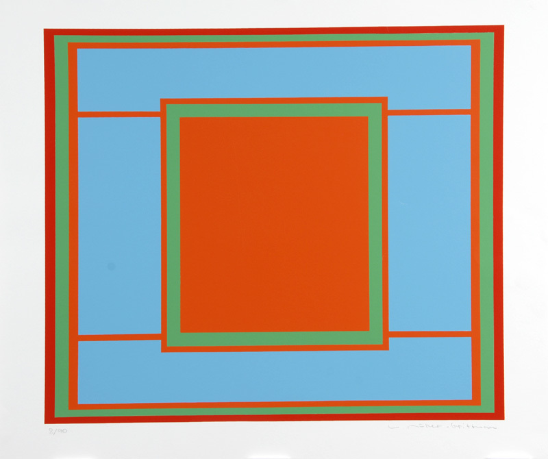 Grafik, 4 Blätter: W. Müller-Brittnau; H. Schweizer; R. Myrha; J. Baier
