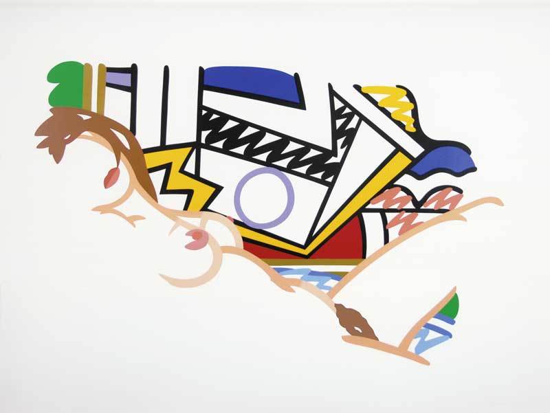 Tom Wesselmann, Monica Nude with Lichtnstein