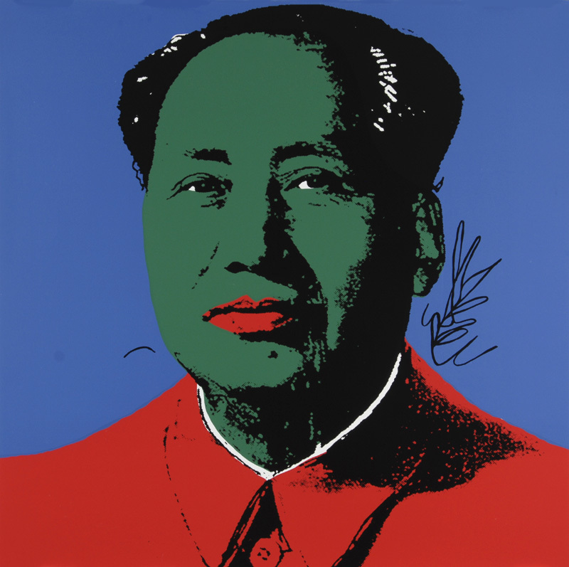 Andy Warhol, (after). 3 sheets from "Mao Tse-Tung"