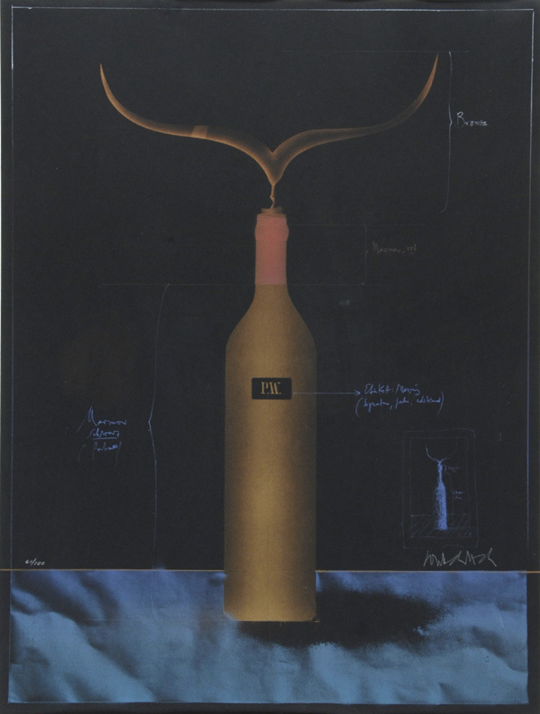 Paul Wunderlich, Schwarzer Bordeaux