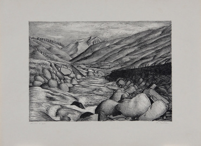 4 sheets: Ritzlihorn; Tosende Aare; Steinlauenenhorn; Haslital, from "Schönheiten der Alpenstrassen, 2. Folge"