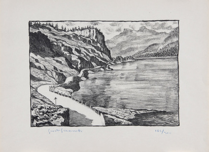 Silsersee, aus "Schönheiten der Alpenstrassen, 3.Folge"
