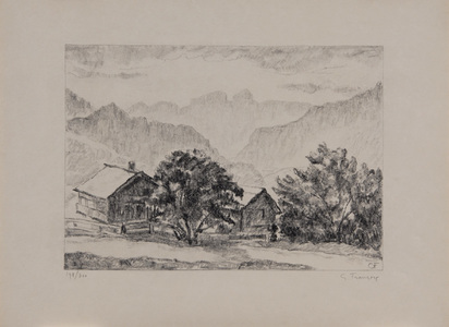 11 sheets: G. François (4); E. Bille (3); P. Burckhardt (4), from "Schönheiten der Alpenstrassen, 1. Folge"