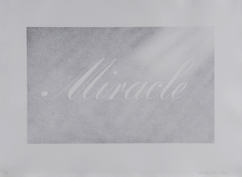 Ed Ruscha, Miracle