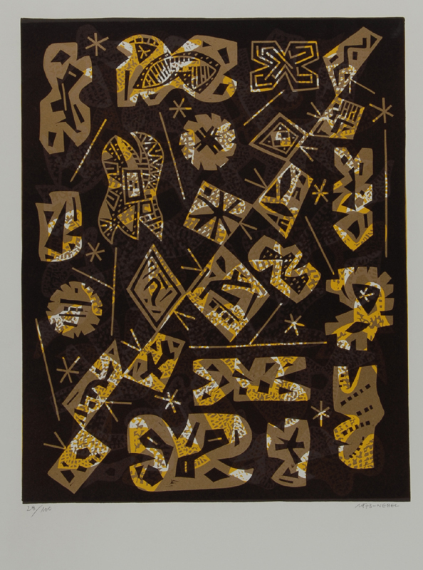 Otto Nebel, 2 sheets: Begegnung