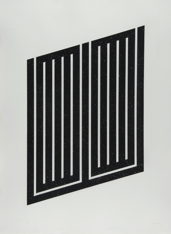Donald Judd, Sheet from "Untitled"