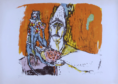 Harlequin with Ape