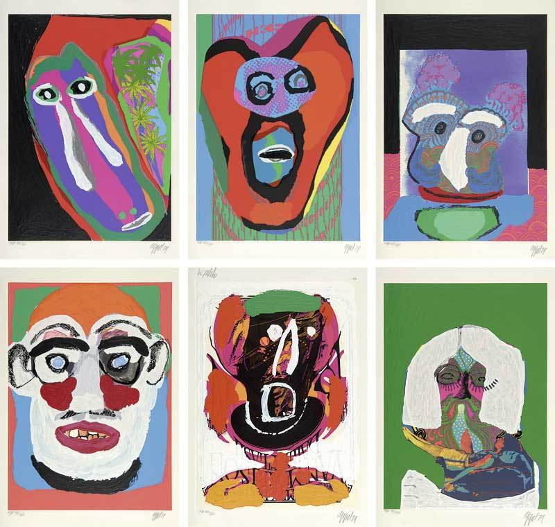 Karel Appel, Folder. Bedized Pudding, Canadian Suite