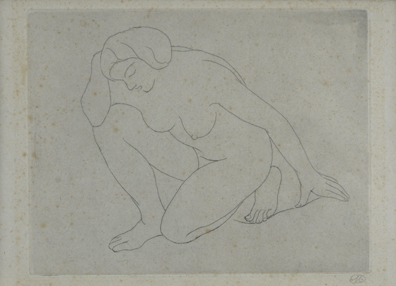 Aristide Maillol, Femme s'agenouille sur le genou gauche