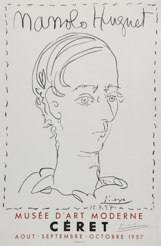Pablo Picasso, Poster. Musée d'art moderne Céret